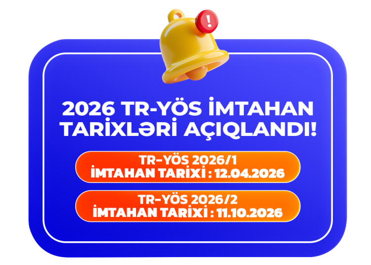 TR-YÖS imtahan tarixleri elan olundu!